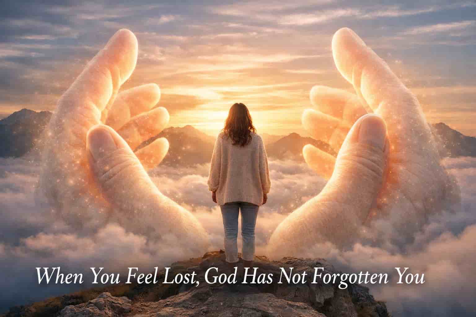 When You Feel Lost God Has Not Forgotten You